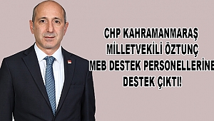 Öztunç MEB Destek Personellerine Sahip Çıktı