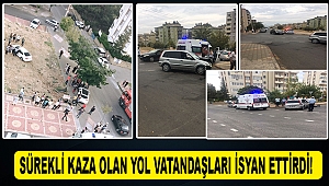 Sürekli Kaza Olan Yol Vatandaşları İsyan Ettirdi!