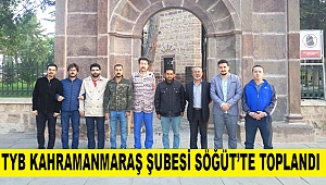 TYB Kahramanmaraş Şubesi Söğüt’te Toplandı