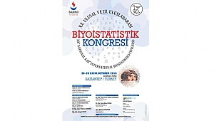 “20. ULUSAL VE 3. ULUSLARARASI BİYOİSTATİSTİK KONGRESİ”