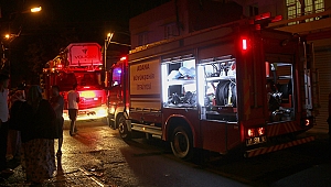 Adana'da ev yangını