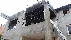 Adana'da ev yangını