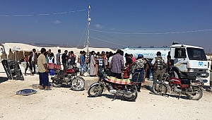 Afrin'e içme suyu desteği