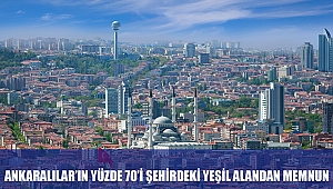 ANKARALILAR’IN YÜZDE 70’İ ŞEHİRDEKİ YEŞİL ALANDAN MEMNUN