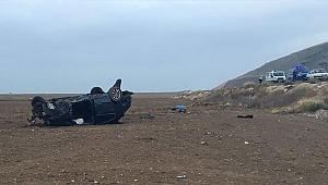 Burdur'da otomobil devrildi: 1 ölü