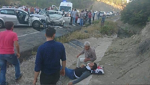 Burdur'da trafik kazası: 7 yaralı
