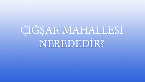 ÇİĞŞAR MAHALLESİ NEREDEDİR?