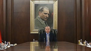 CUMHURBAŞKANI ERDOĞAN, TİM BAŞKANI İSMAİL GÜLLE VE HEYETİNİ KABUL ETTİ