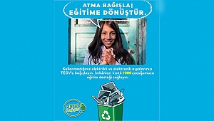 Dünya Elektronik Atık Günü’nde Bağışlarınız TEGV İle Eğitime Dönüşüyor