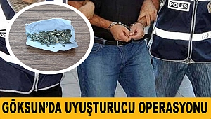 Göksun’da Uyuşturucu Operasyonu