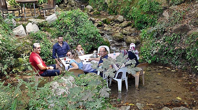 Harbiye Şelaleleri ilgi odağı oldu