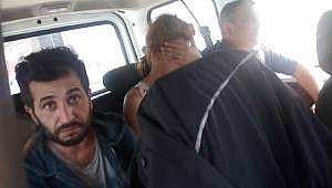 Hırsızlık zanlıları kaçtıkları araçla kaza yapınca yakalandı