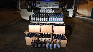 Kahramanmaraş'ta kaçak içki ve sigara operasyonu