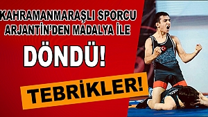 Kahramanmaraşlı Güreşçi Arjantin'de 3'ncü Oldu