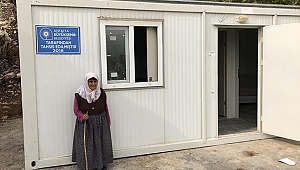 Kiraz ninenin yüzü konteyner evle güldü