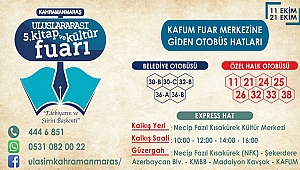 Kitap Fuarına Gidecek Otobüsler Açıklandı!