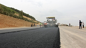 Kuzey Çevre Yolunda Birinci Etap Yolları Asfaltlanıyor 