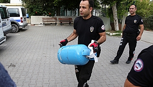 Markette tüp patlatma tehdidinde bulunan şüpheliye gözaltı