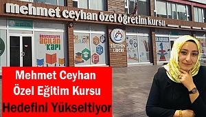 MEHMET CEYHAN EĞİTİM KURSU HEDEFİNİ YÜKSELTİYOR