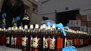 Mersin'de sahte içki operasyonu