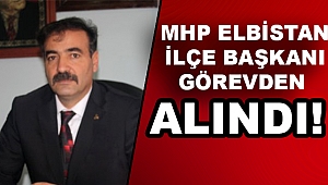 MHP Elbistan İlçe Başkanı Görevden Alındı!
