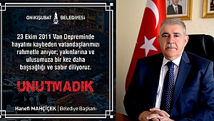 Onikişubat Belediyesi Van Depremi’ni Unutmadı!