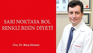 SARI NOKTAYA BOL RENKLİ BESİN DİYETİ