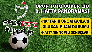 Spor Toto Süper Lig 8. Hafta Panoraması