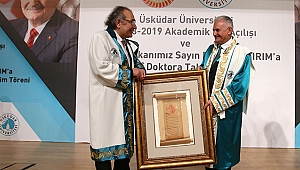 TBMM Başkanı Binali Yıldırım’a Üsküdar Üniversitesi’nden Fahri Doktora