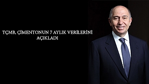 TÇMB, ÇİMENTONUN 7 AYLIK VERİLERİNİ AÇIKLADI