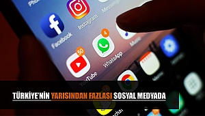 TÜRKİYE’NİN YARISINDAN FAZLASI SOSYAL MEDYADA