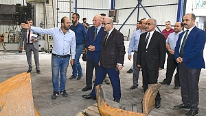 Vali Demirtaş'tan sanayi sitesine ziyaret