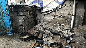 Yıkılan bahçe duvarının altında kalan çocuk yaralandı