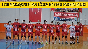 1920 Maraşspor’dan LÖSEV Haftası Farkındalığı
