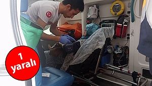 Adana'da trafik kazası: 1 yaralı
