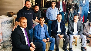 AK Parti Hatay İl Başkanı Güler'in esnaf ziyareti