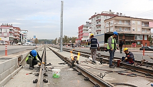 Antalya'da 3. Etap Raylı Sistem Projesi devam ediyor