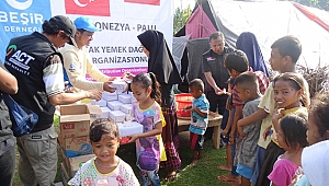 ENDONEZYA’YA YARDIM ELİ TÜRKİYE’DEN UZANDI