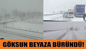 Göksun Beyaza Büründü!