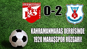 Kahramanmaraş Derbisinde Kazanan 1920 Maraşspor!