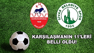 Karşılaşmanın 11’leri Belli Oldu!
