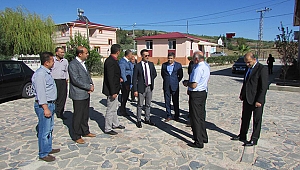 Kaymakam Almalı köy yollarını inceledi