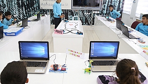 Köy Okulunda Robotik Kodlama Öğrenecekler 