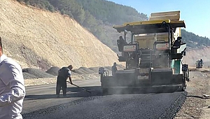 KUZEY ÇEVRE YOLU’NDA ASFALT DEVAM EDİYOR