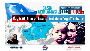 MEMUR SEN’DEN DOĞU TÜRKİSTAN İŞGALİNE TEPKİ