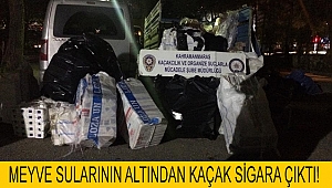 Meyve Sularının Altından Kaçak Sigara Çıktı!