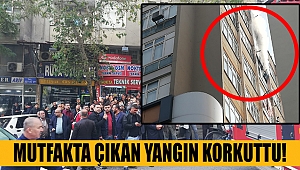 Mutfakta Çıkan Yangın Korkuttu!