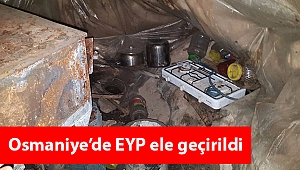 Osmaniye'de el yapımı patlayıcı düzenekleri ele geçirildi