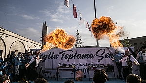 Reyhanlı'daki Suriyeli yetimler için zeytin toplama şenliği