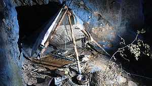 Saldırgan Mağarada Kendine Yaşam Alanı Kurmuş